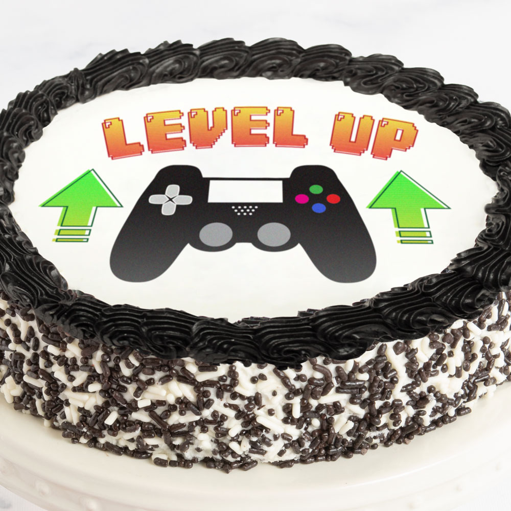 Level Up Gamer Cake