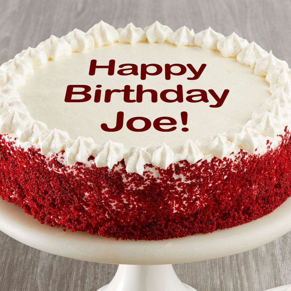 Image of Personalized Red Velvet Chocolate Cake