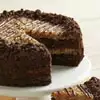 Zoomed in Image of German Chocolate Cake 