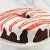Zoomed in Image of Chocolate Peppermint Cake