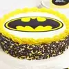 Zoomed in Image of Batman Cake