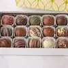 Zoomed in Image of Classic Chocolate Truffle Gift Box