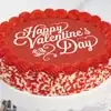 Zoomed in Image of True Romance Valentine's Day Cake
