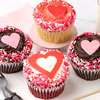 Zoomed in Image of JUMBO Sweetheart Cupcakes