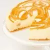 Zoomed in Image of Pumpkin Cheesecake
