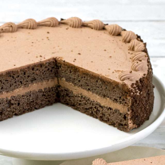 Image of No Sugar Added Double Chocolate Cake 