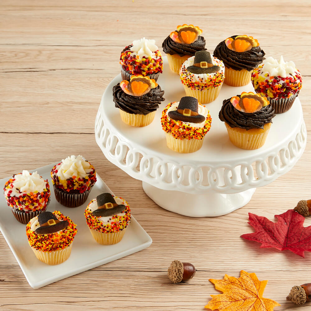  Mini Thanksgiving Cupcakes