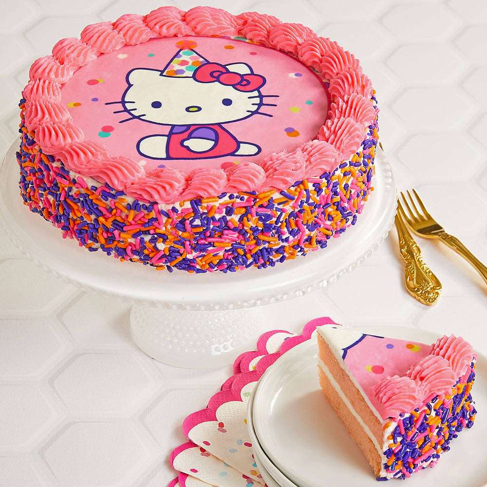 Image of Hello Kitty Birthday Cake