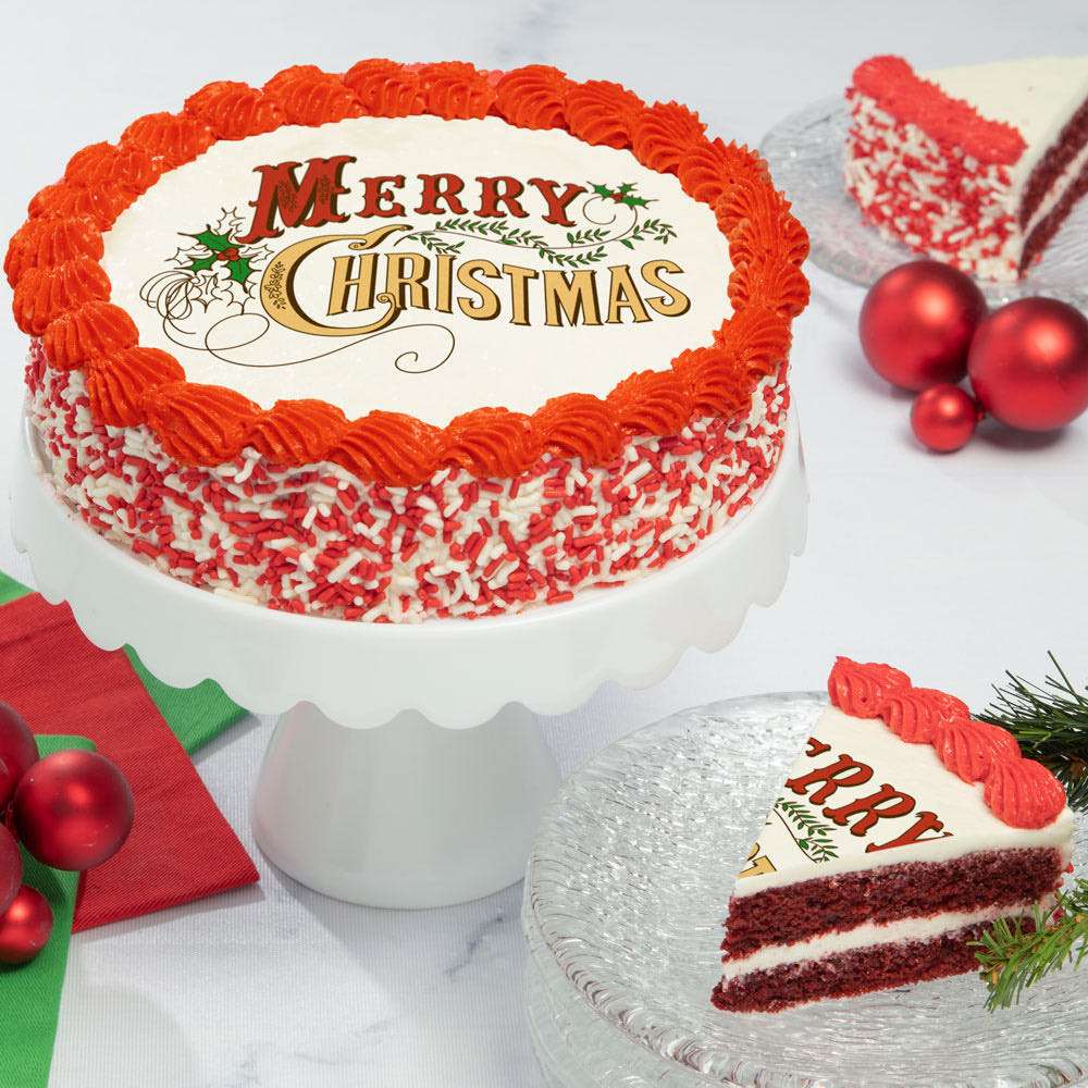 Image of Merry Christmas Cake