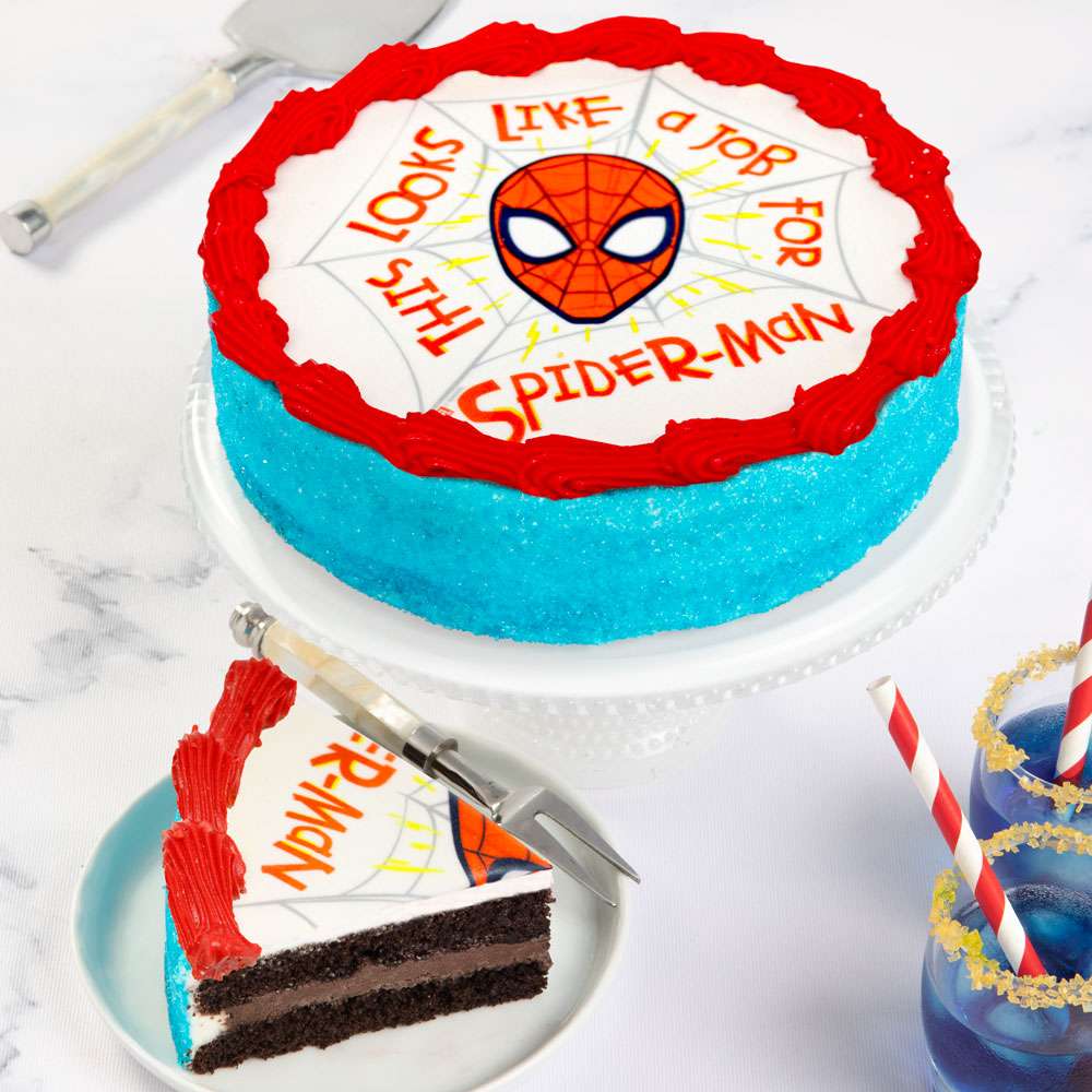 Image of Spider-man Cake