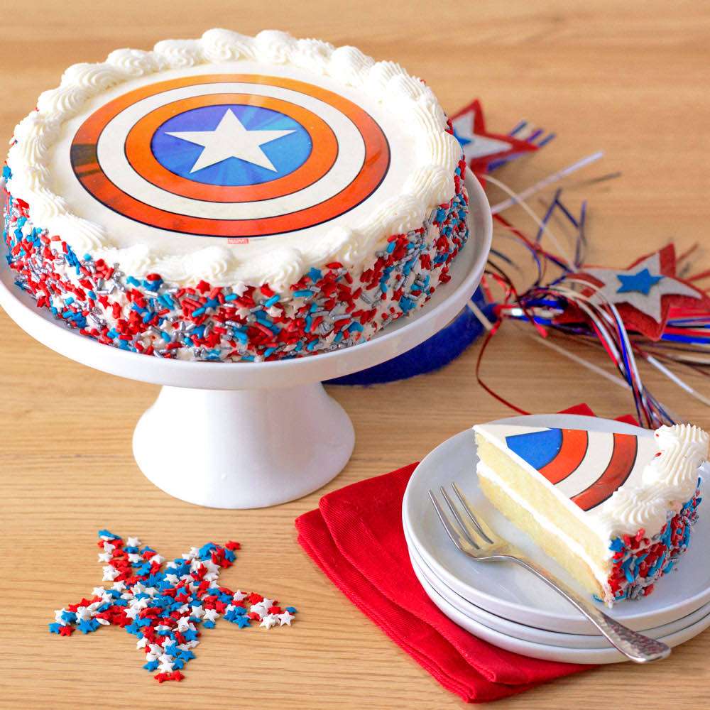 Image of Captain America Cake
