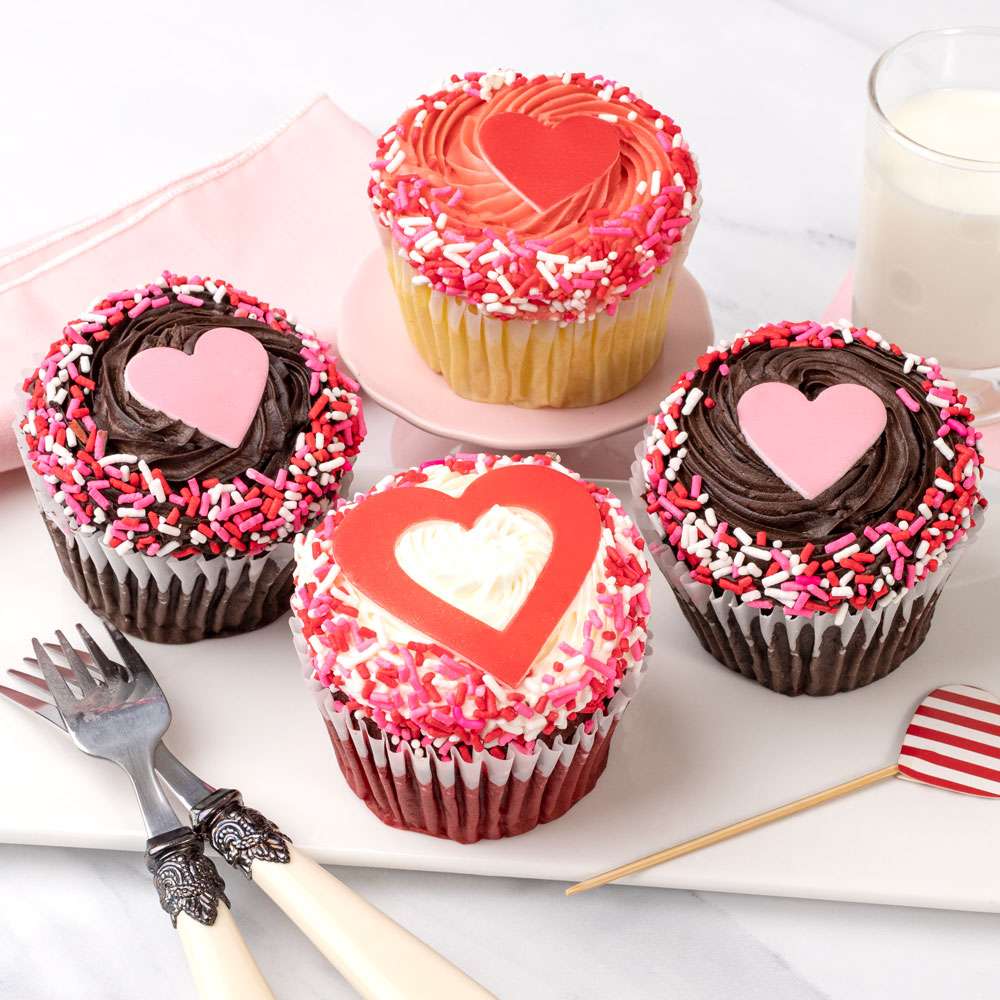 Image of JUMBO Sweetheart Cupcakes