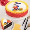 Wide View Image Mickey Mouse Cake