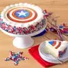 Wide View Image Captain America Cake
