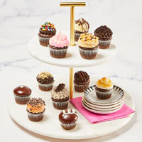 Wide View Image Mini Chocolate Lovers Cupcakes