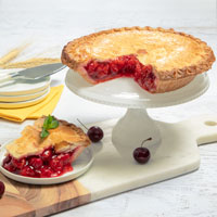 Wide View Image Sour Cherry Pie
