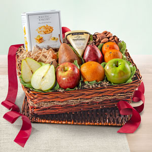 Corporate Event Gift Organic Nuts & Fruit Classic Gift with possible customizations