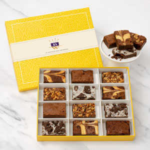 Corporate Event Gift Gourmet Brownie Sampler with possible customizations