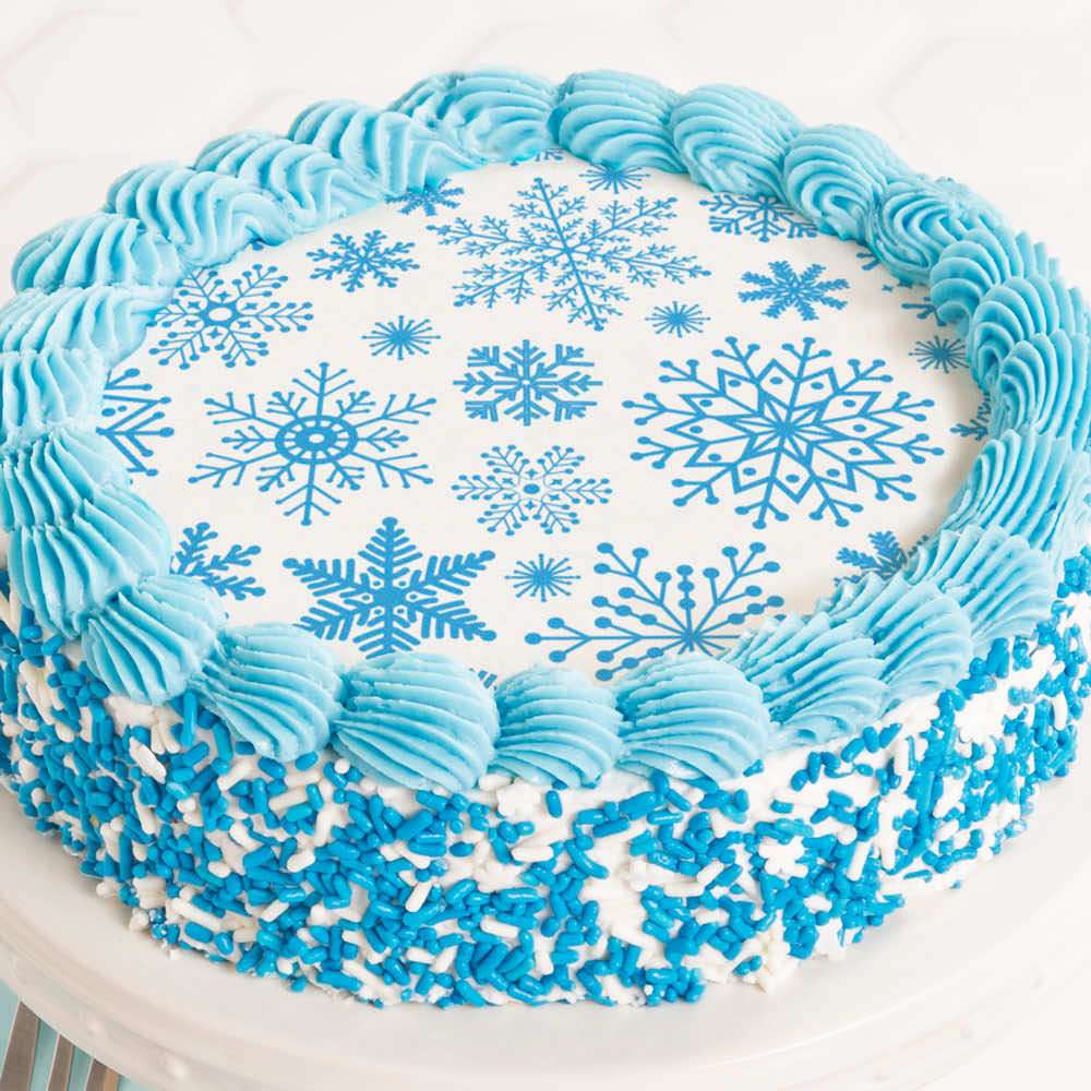Image of Snowflake Cake