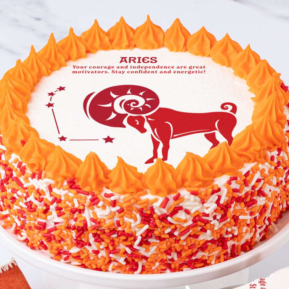 Aries Cake Close-up