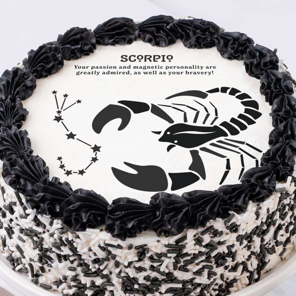Scorpio Cake Close-up