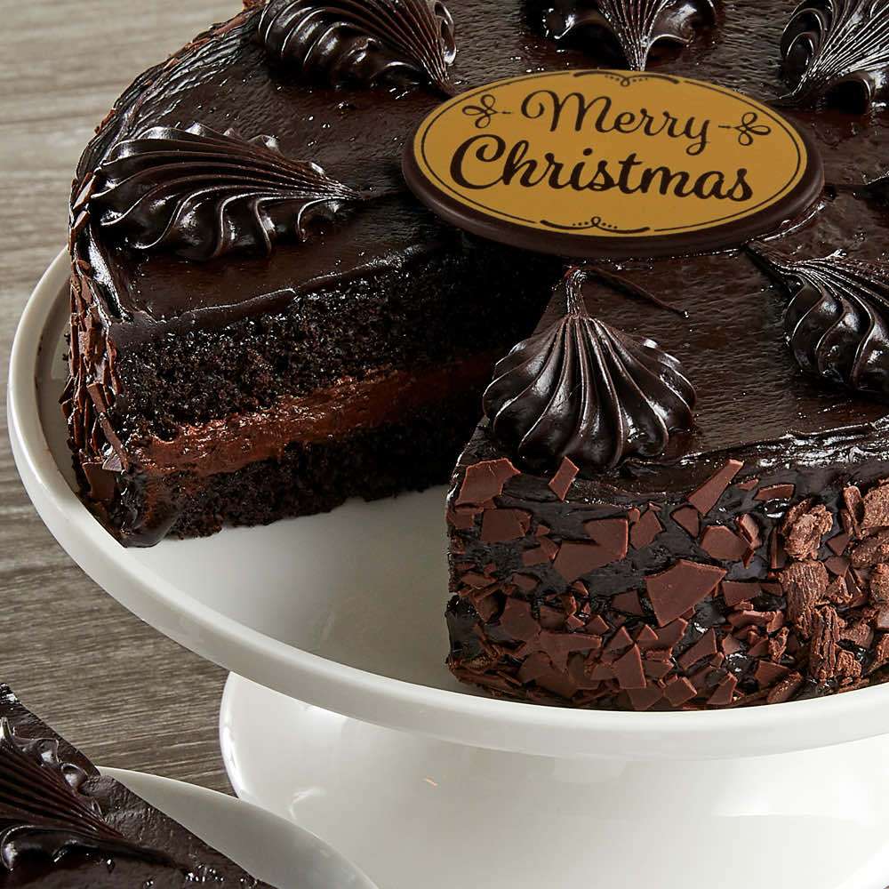Chocolate Mousse Torte Cake Close-up