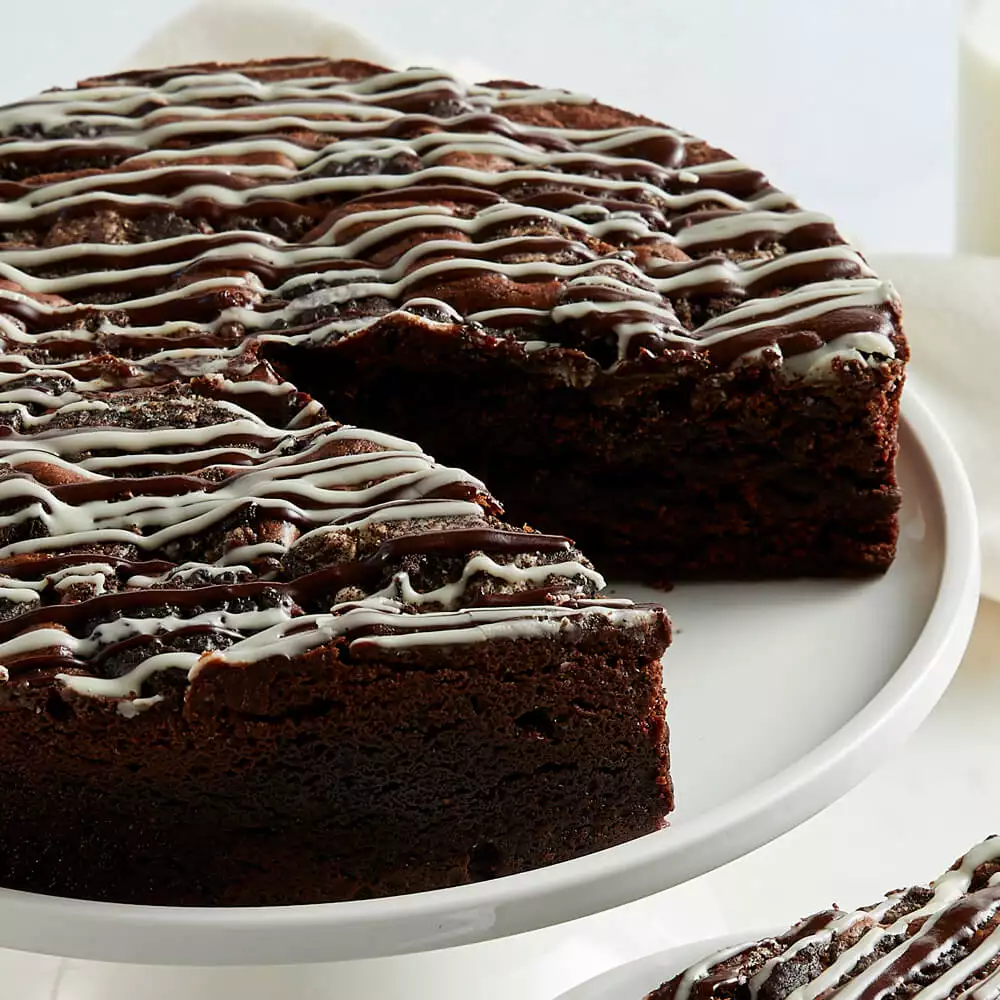 Image of Cookies and Cream Brownie Cake (military)