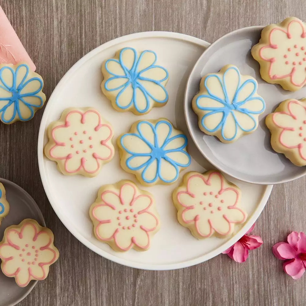 Flower Cookies Close-up