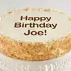 Zoomed in Image of Personalized 10-inch Vanilla Cake 
