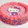Zoomed in Image of Hello Kitty Birthday Cake