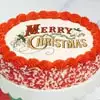 Zoomed in Image of Merry Christmas Cake
