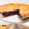 Zoomed in Image of Bountiful Blueberry Pie