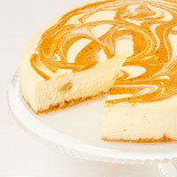 Zoomed in Image of Pumpkin Cheesecake