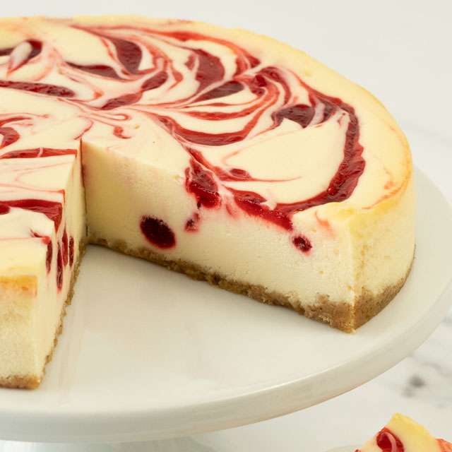 image of Strawberry Swirl Cheesecake