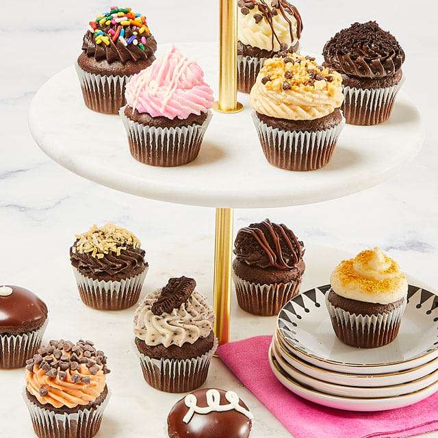 Image of Mini Chocolate Lovers Cupcakes