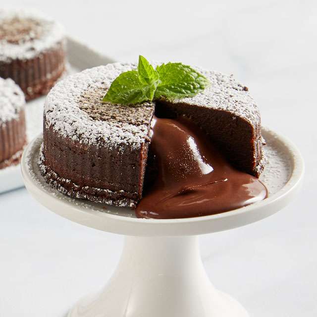 Image of Gluten-Free Chocolate Truffle Lava Cakes