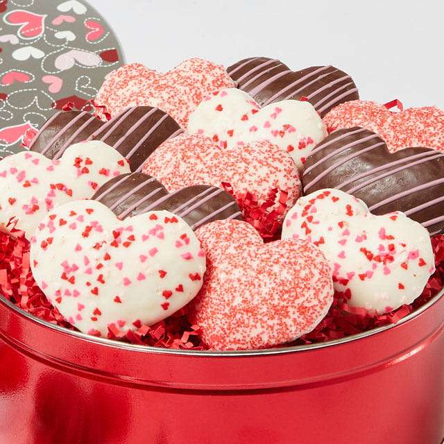 Image of Heart-Shaped Cookie Tin