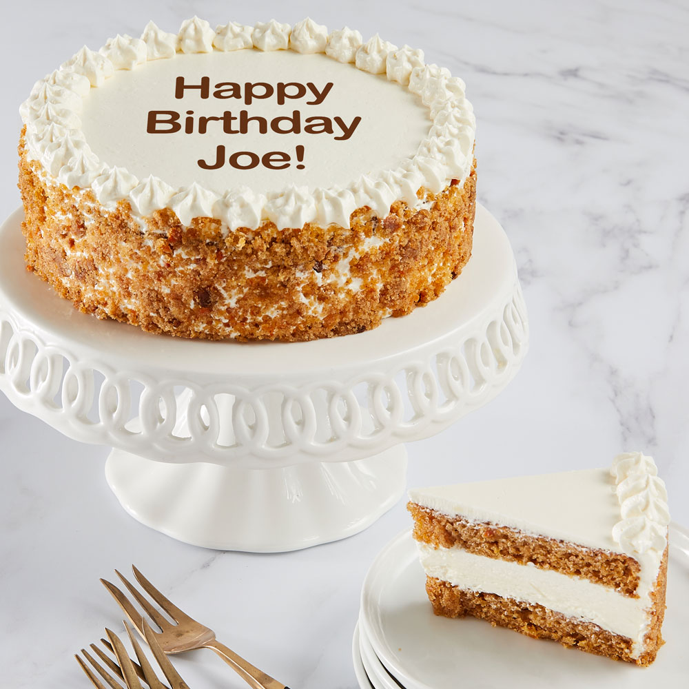 Personalized Carrot Cake