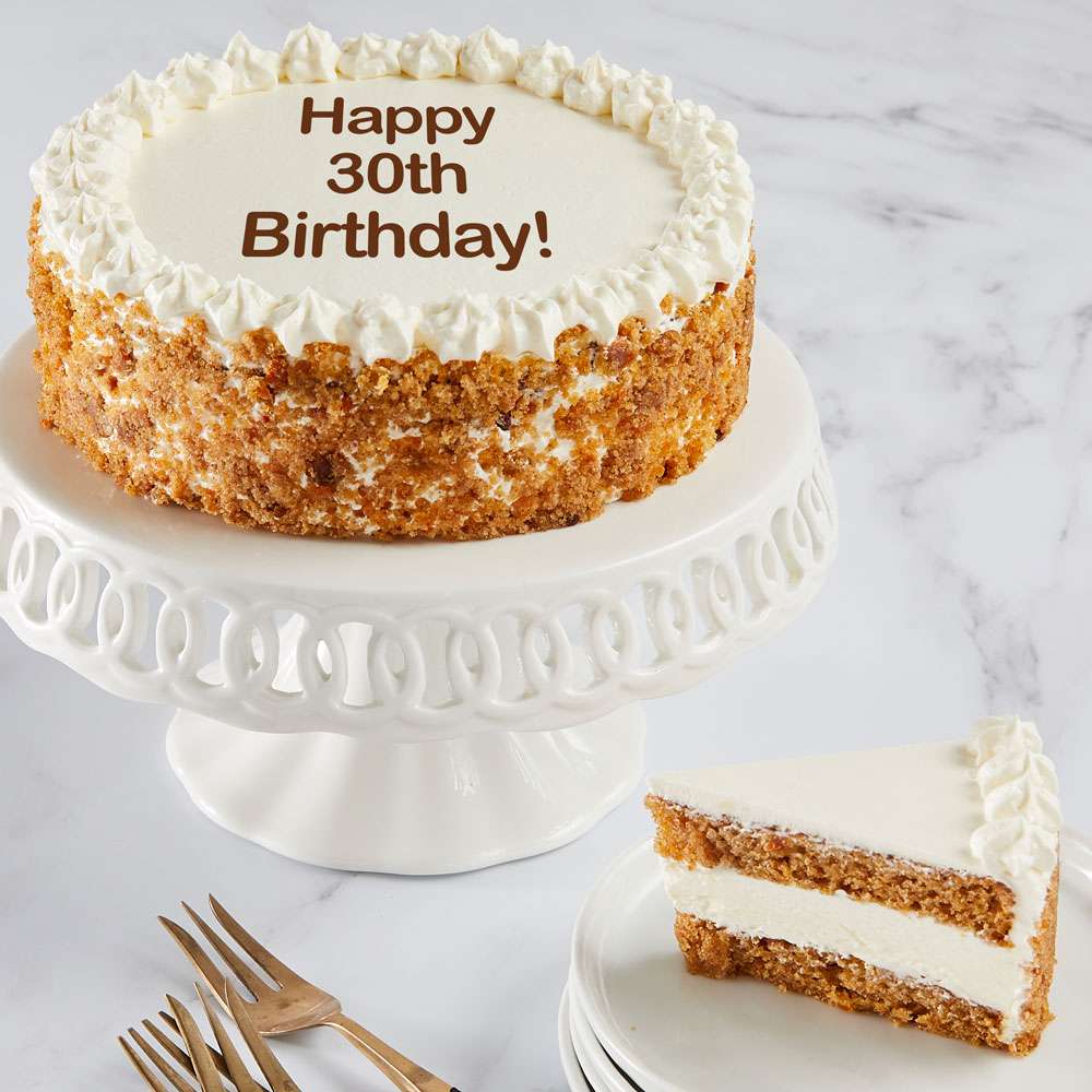 Happy 30th Birthday Carrot Cake