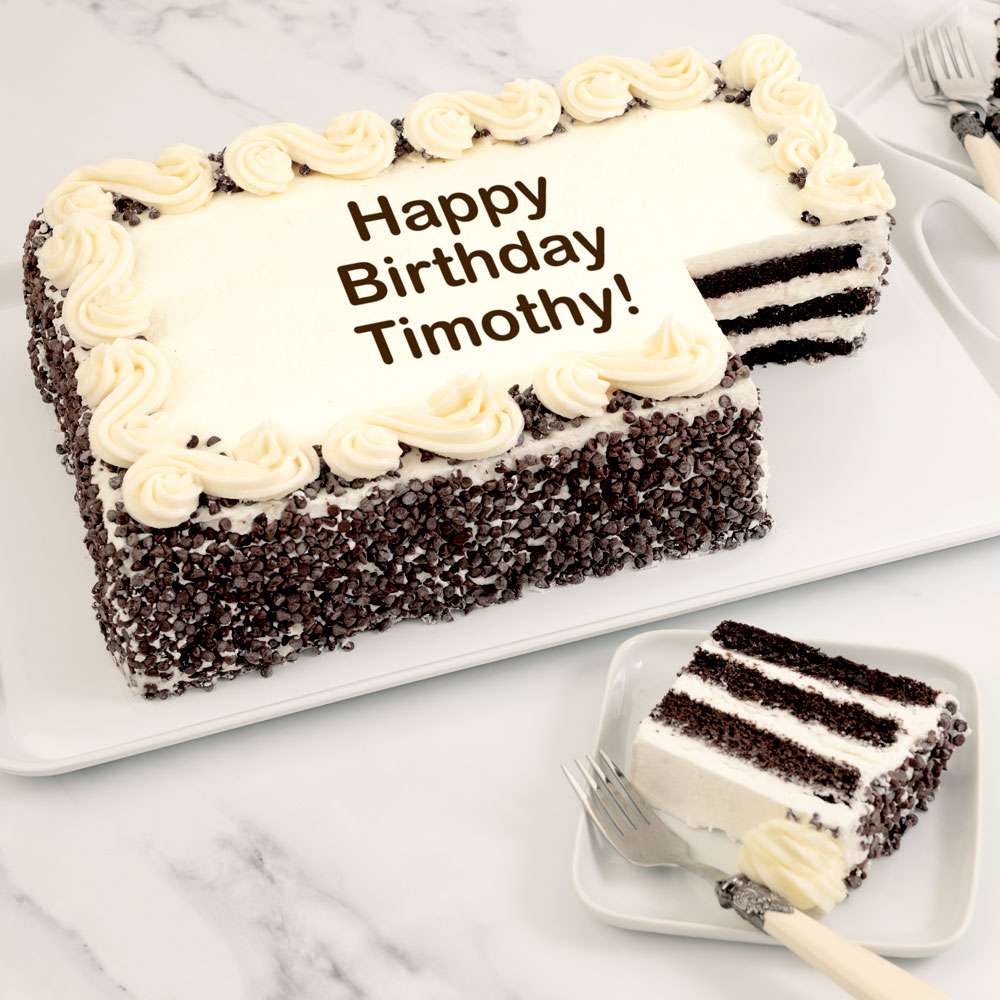 Image of Personalized Chocolate Chip Sheet Cake