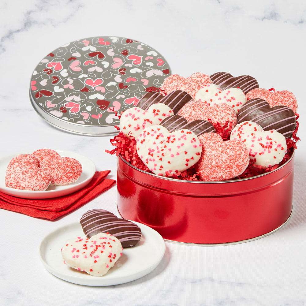 Image of Heart-Shaped Cookie Tin