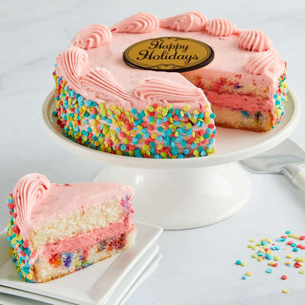 Strawberry Funfetti Cake