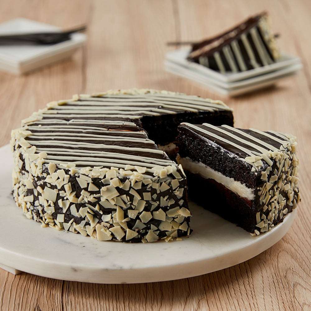Image of Black and White Mousse Cake