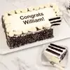 Wide View Image Personalized Chocolate Chip Sheet Cake