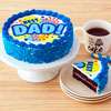 Wide View Image Best Dad Chocolate Cake