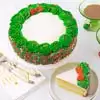 Wide View Image Wreath Cake