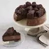 Wide View Image Brownie Cheesecake