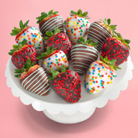 Product 12pc Happy Birthday Dipped Strawberries Purchased by Reviewer