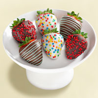 Product 6pc Happy Birthday Dipped Strawberries Purchased by Reviewer